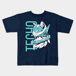 Techno Cat Kids T-Shirt